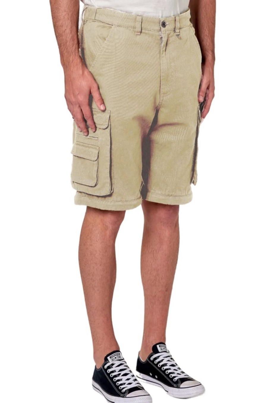 Men Neuw Denim Shorts | Neuw Denim Ezy Adventure Short-Light Sand