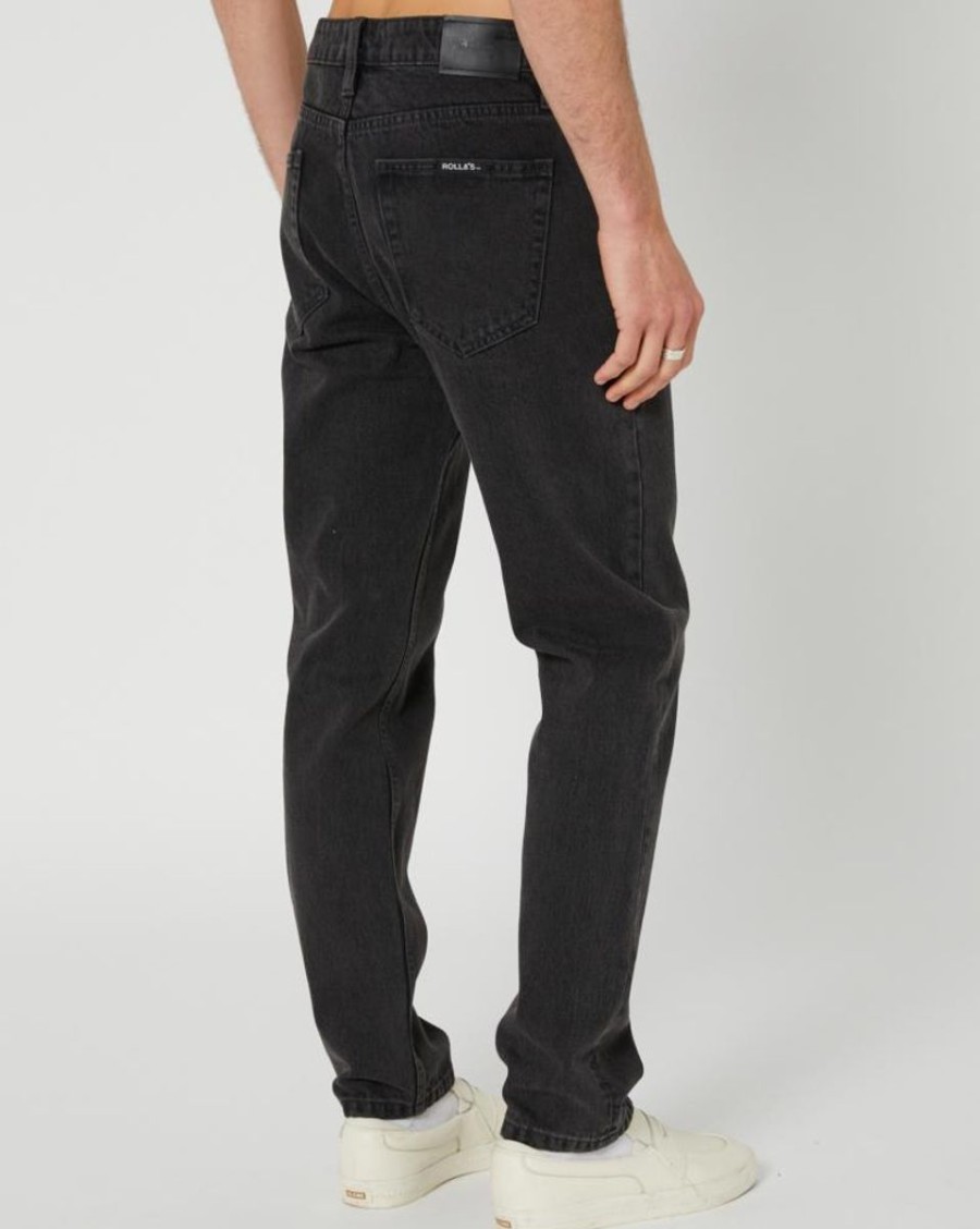 Men Rollas Jeans | Rolla'S Relaxo Jean-Stone Black