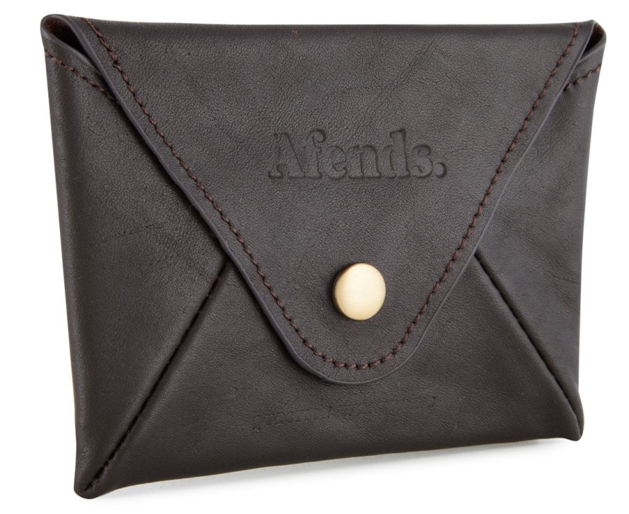 Men Afends Wallets | Holdall Pouch Wallet- Dark Brown