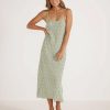 Women Mink Pink Dresses | Minkpink Freeda Slip Dress- Multi/Mint