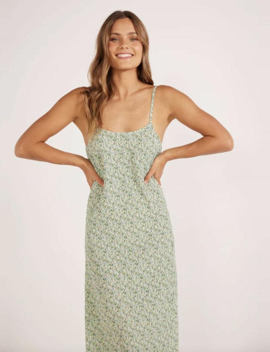 Women Mink Pink Dresses | Minkpink Freeda Slip Dress- Multi/Mint