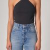 Women ABrand Tops | Neuw Denim Frenchie Halter Top-Black