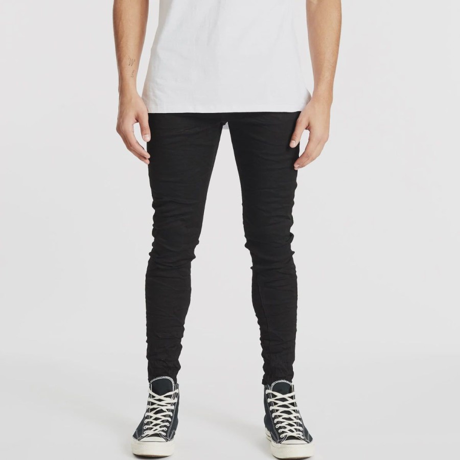 Men Kiss Chacey Jeans | K1 Super Skinny Fit Jean-Black