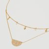 Women By Charlotte Jewellery | By Charlotte Live In Peace Lotus Necklace-18K Gold Vermeil