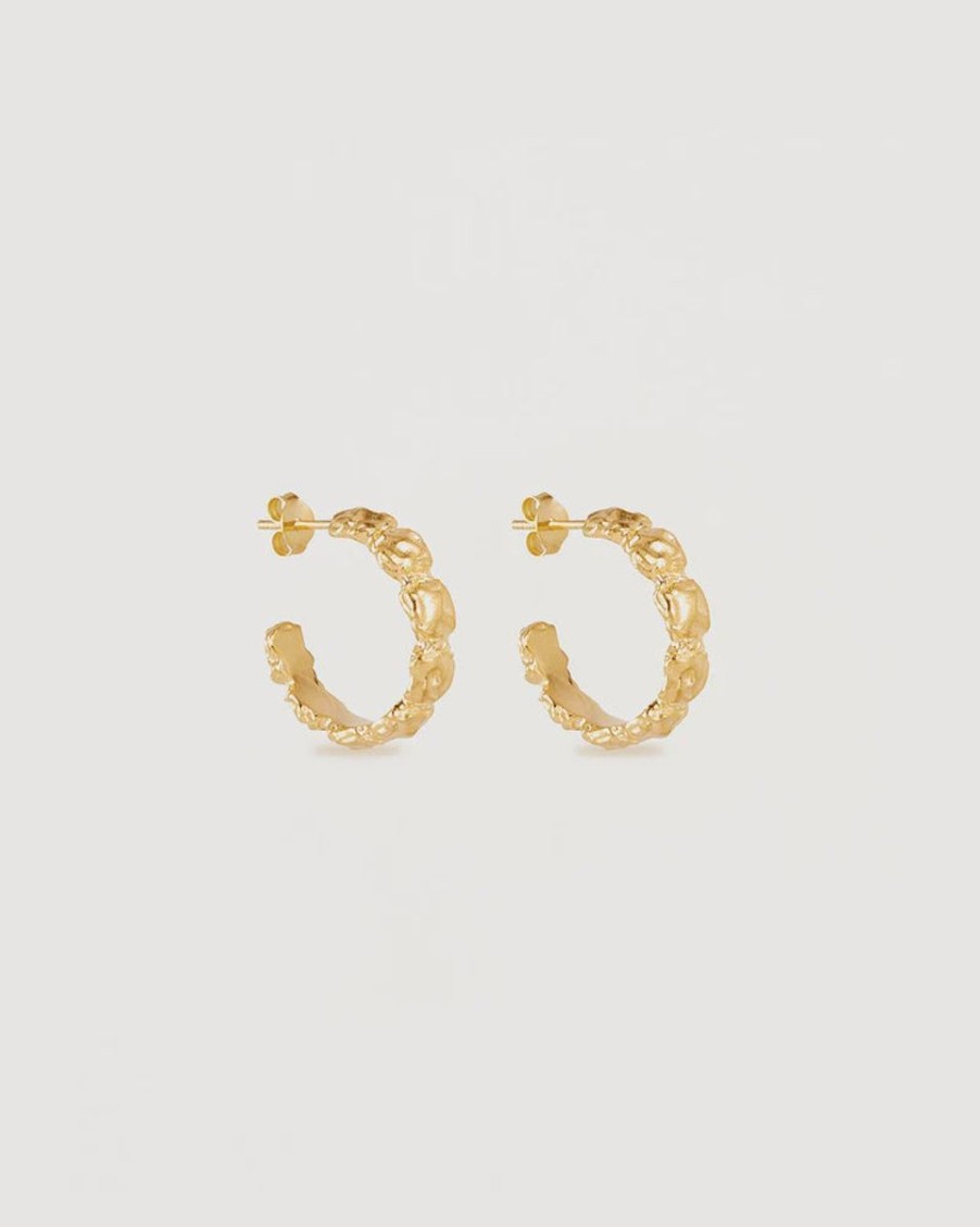 Women By Charlotte Jewellery | By Charlotte 18K Gold Vermeil All Kinds Of Beautiful Hoops