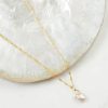 Women Pastiche Jewellery | Lexi Necklace-Yellow Gold Pearl