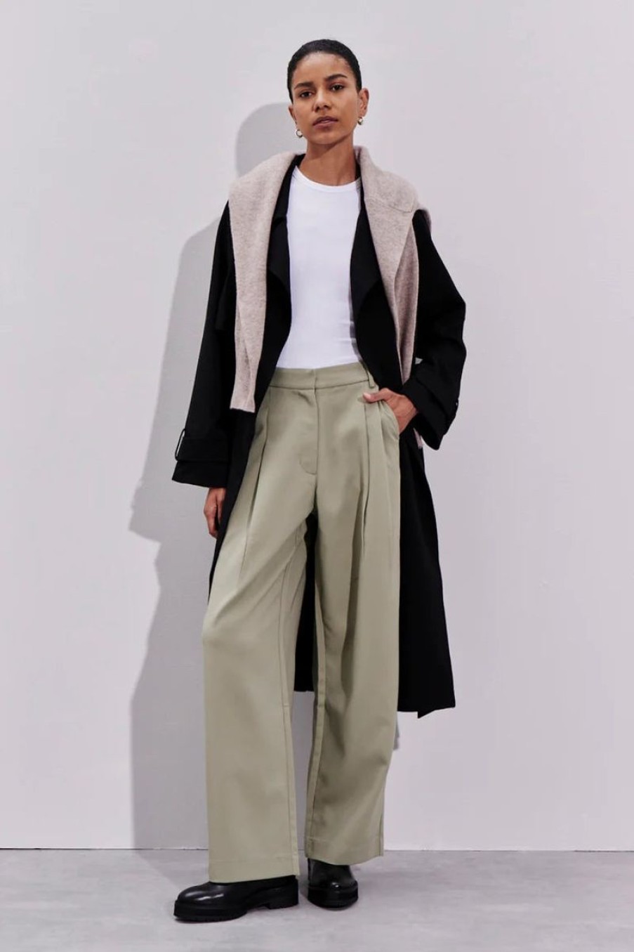 Women Nude Lucy Pants | Nude Lucy Manon Tailored Pant-Fog