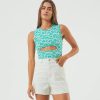 Women Afends Shorts | Seventy Three'S Hemp Corduroy Short-Off White