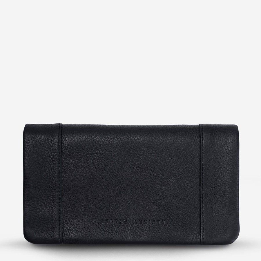 Women Status Anxiety Wallets & Pouches | Status Anxiety Some Type Of Love Wallet-Black