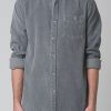 Men Rollas Shirts | Rollas Men At Work Fat Cord Shirt-Slate