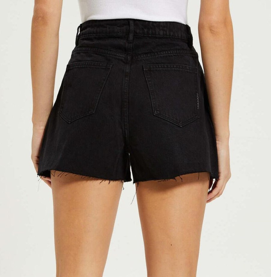 Women Neuw Denim Denim Shorts | Ryder Short-Used Black