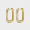 Women Pastiche Jewellery | Pastiche White Avery Hoops