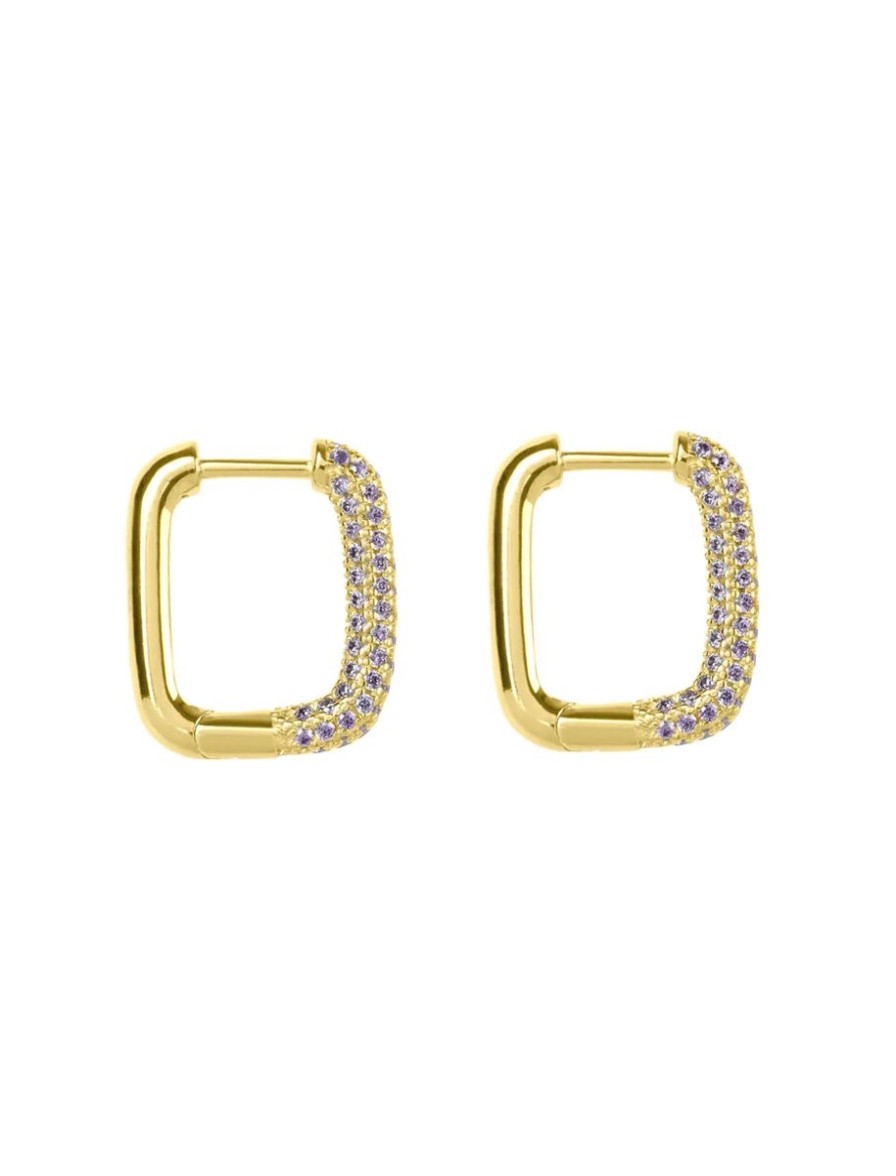 Women Pastiche Jewellery | Pastiche White Avery Hoops