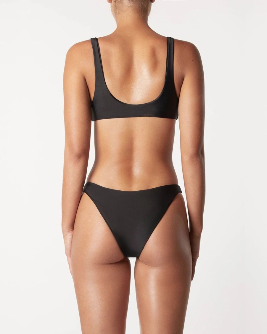 Women It's Now Cool Swimwear | It'S Now Cool The 90'S Crop Top- Black