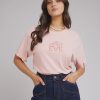 Women All About Eve Tees | All About Eve Grounded Tee-Pink