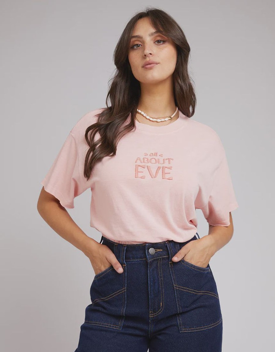 Women All About Eve Tees | All About Eve Grounded Tee-Pink