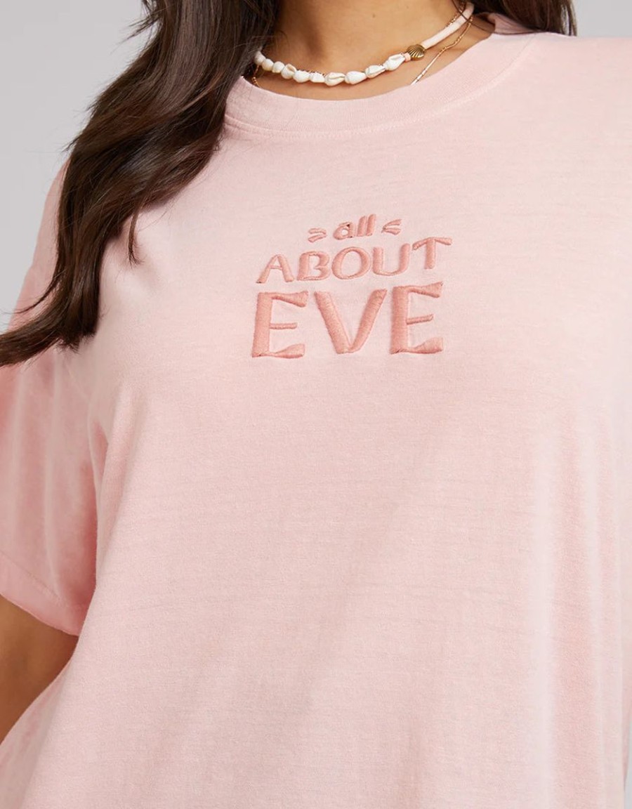 Women All About Eve Tees | All About Eve Grounded Tee-Pink