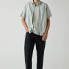 Men Neuw Denim Shirts | Everyday Hb Ss- Organic Washed Sage