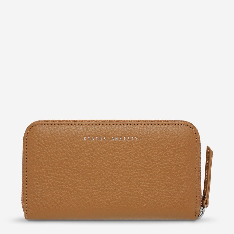 Women Status Anxiety Wallets & Pouches | Status Anxiety Yet To Come Wallet-Tan