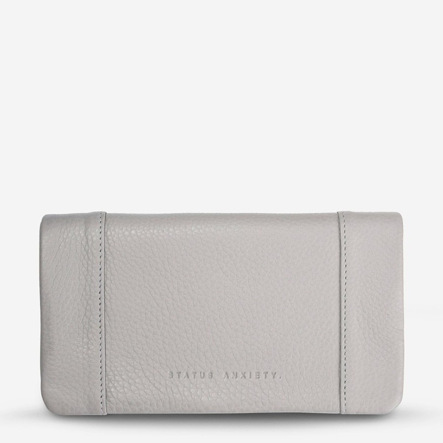 Women Status Anxiety Wallets & Pouches | Status Anxiety Some Type Of Love Wallet-Light Grey