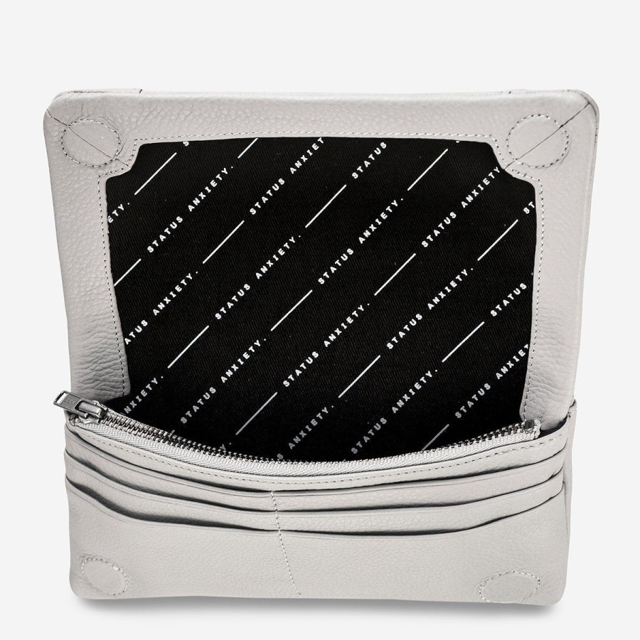 Women Status Anxiety Wallets & Pouches | Status Anxiety Some Type Of Love Wallet-Light Grey