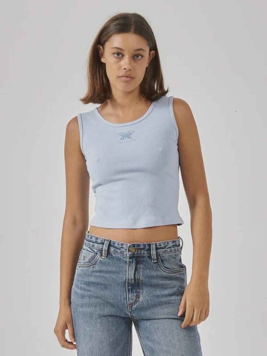 Women THRILLS Tops | Thrills Vision Of You Y2K Tank- Sky Blue