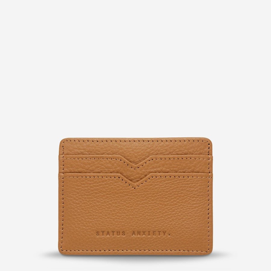 Women Status Anxiety Wallets & Pouches | Status Anxiety Together For Now Card Holder-Tan