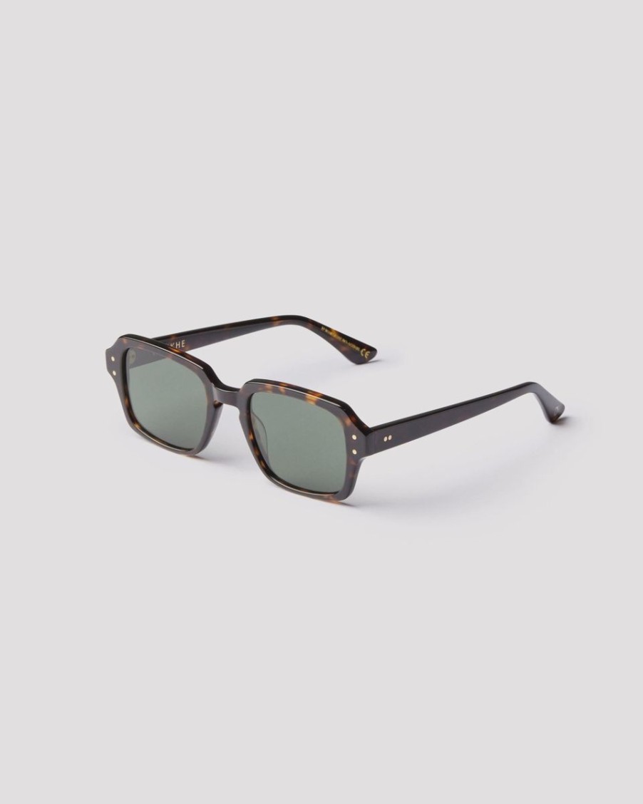 Women Epokhe Sunglasses | Epokhe Wilson Sunglasses- Tortoise Polished/Green Polished