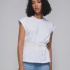 Women Nobody Denim Tops | Wrap Top-White