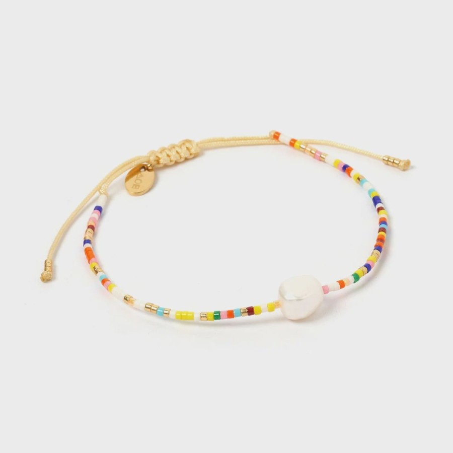 Women Arms Of Eve Jewellery | Marley Gold And Pearl Bracelet