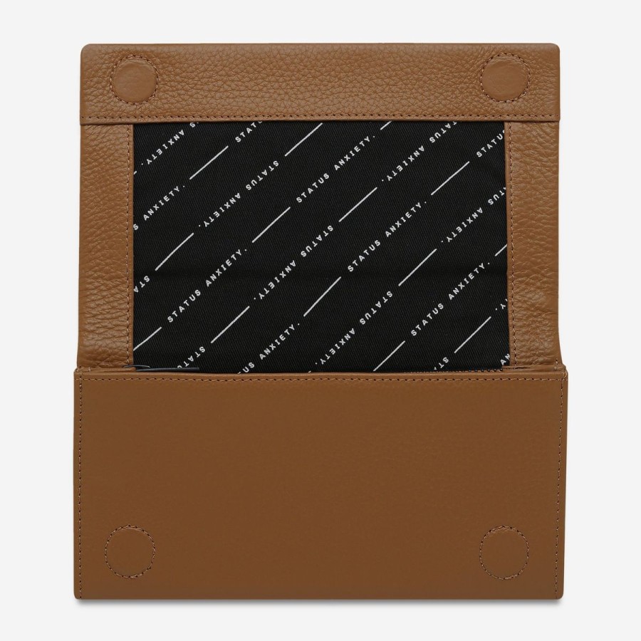 Women Status Anxiety Wallets & Pouches | Status Anxiety Nevermind Wallet-Tan