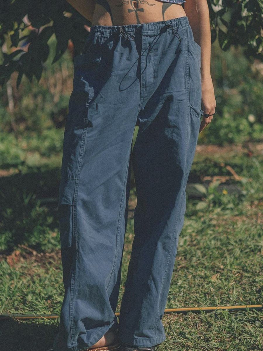 Women THRILLS Pants | Thrills Dyad Parachute Pant-Navy Teal