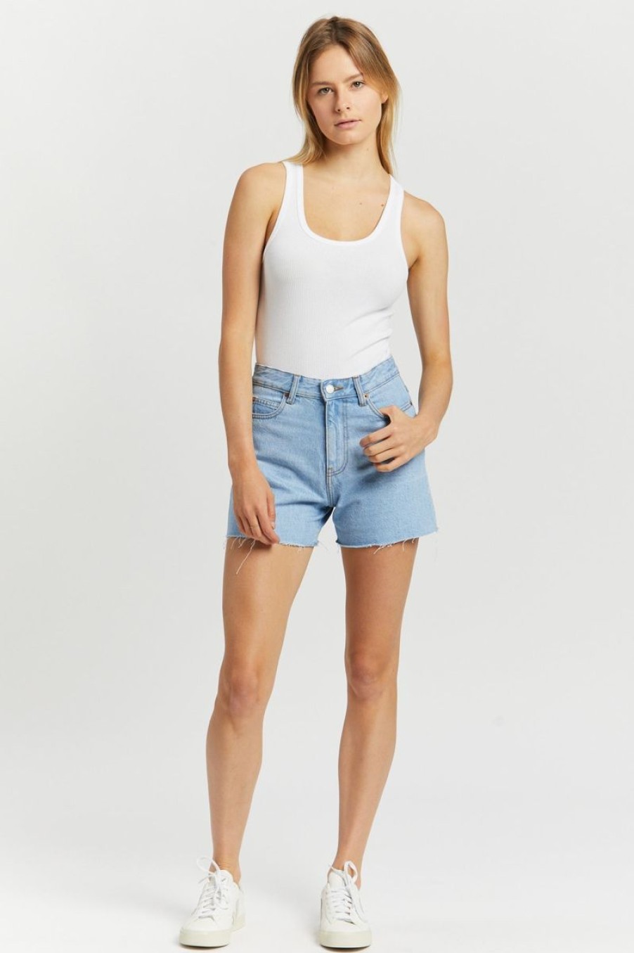 Women Dr Denim Denim Shorts | Nora Shorts-Empress Light Blue