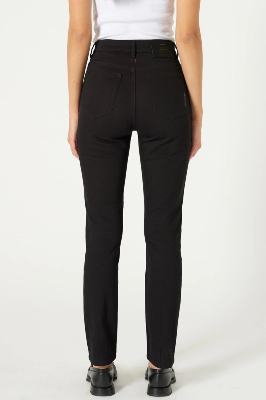 Women Neuw Denim Jeans | Neuw Denim Lexi Straight- Stay Black