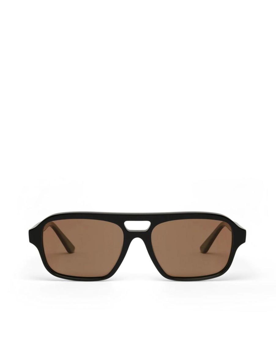 Women BANBÉ Sunglasses | Banbe The Delevigne Sunglasses-Black/Caramel