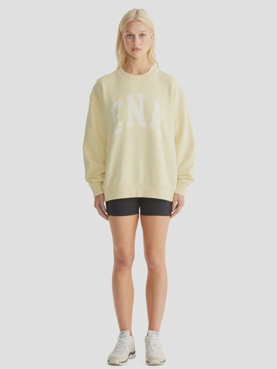 Women Ena Pelly Jumpers | Ena Pelly Lilly Oversized Sweater College-Butter