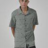 Men THRILLS Shirts | Enlightenment Bowling Shirt-Sea Grass