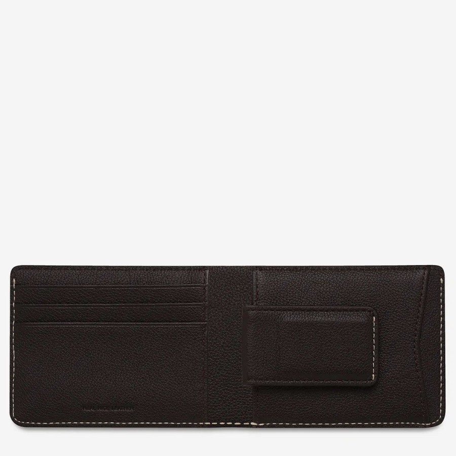 Men Status Anxiety Wallets | Status Anxiety Ethan Wallet-Chocolate