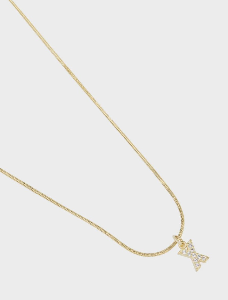 Women Pastiche Jewellery | Initial X Necklace