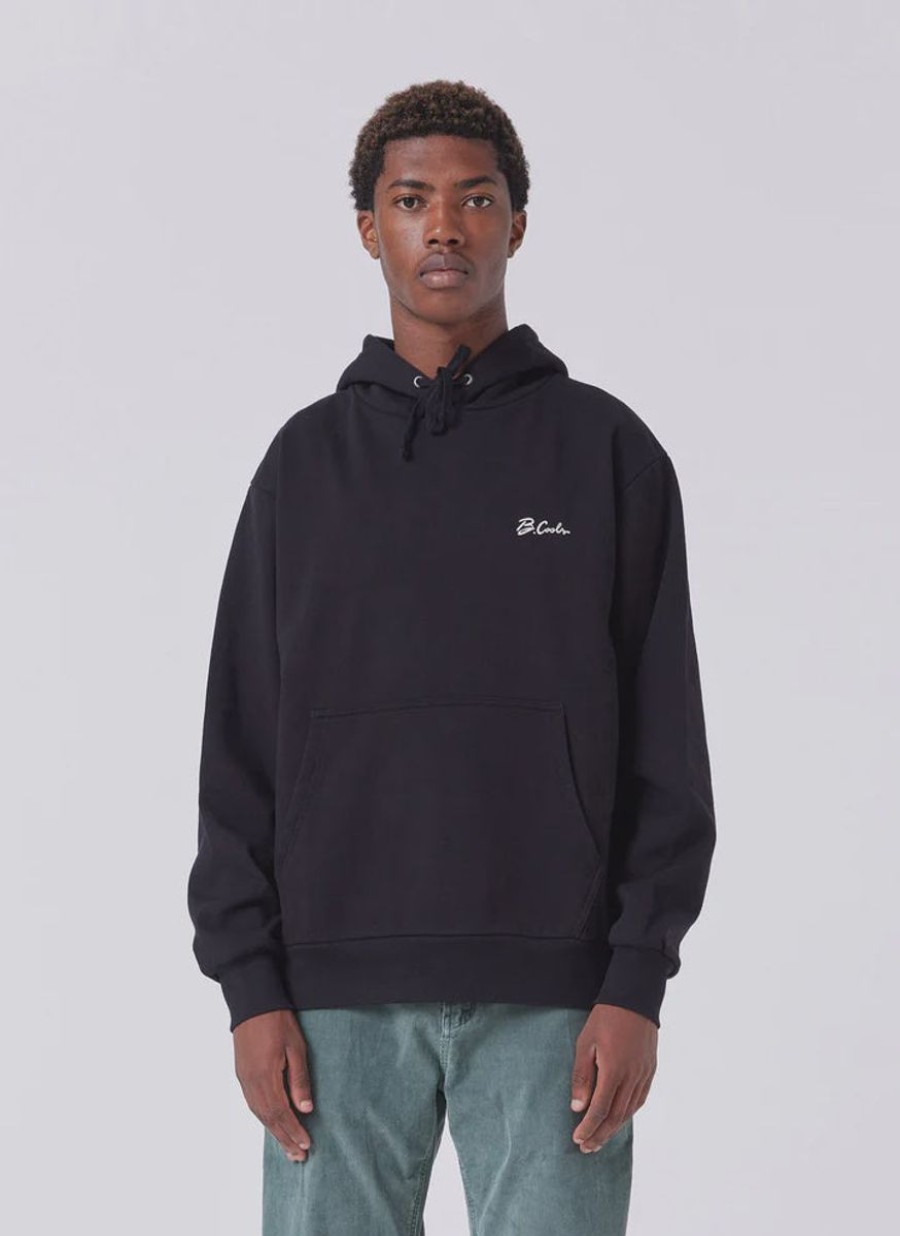 Men Barney Cools Jumpers | Barney Cools B.Cools Hood- Pigment Black