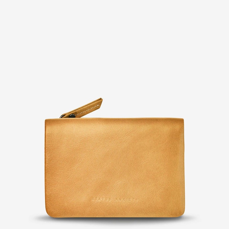 Women Status Anxiety Wallets & Pouches | Status Anxiety Is Now Better Wallet-Tan