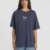 Women THRILLS Tees | Thrills Wishes Come True Hemp Box Tee- Station Navy