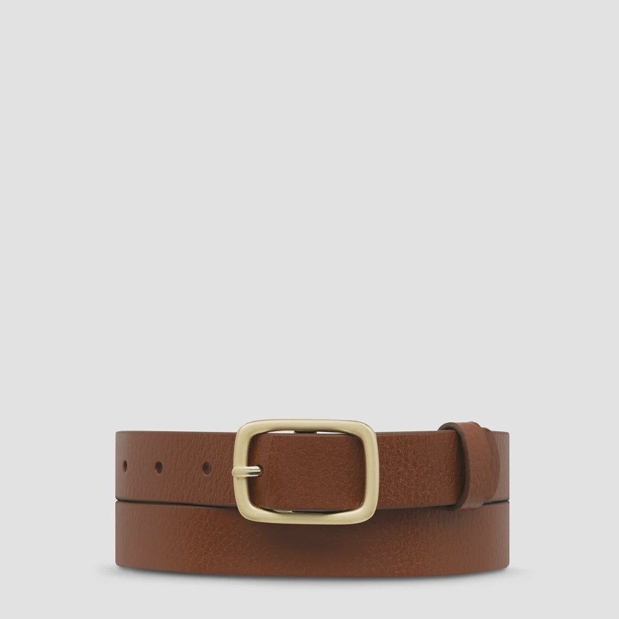 Women Status Anxiety Belts | Status Anxiety Nobody'S Fault Belt-Tan/Gold