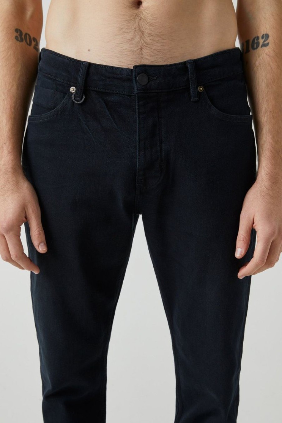 Men Neuw Denim Jeans | Lou Slim-Reverent Black