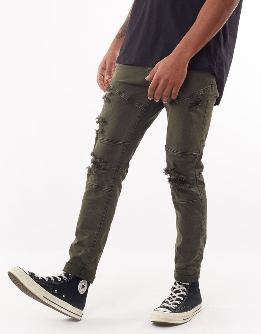 Men Silent Theory Jeans | Soho Jean- Khaki