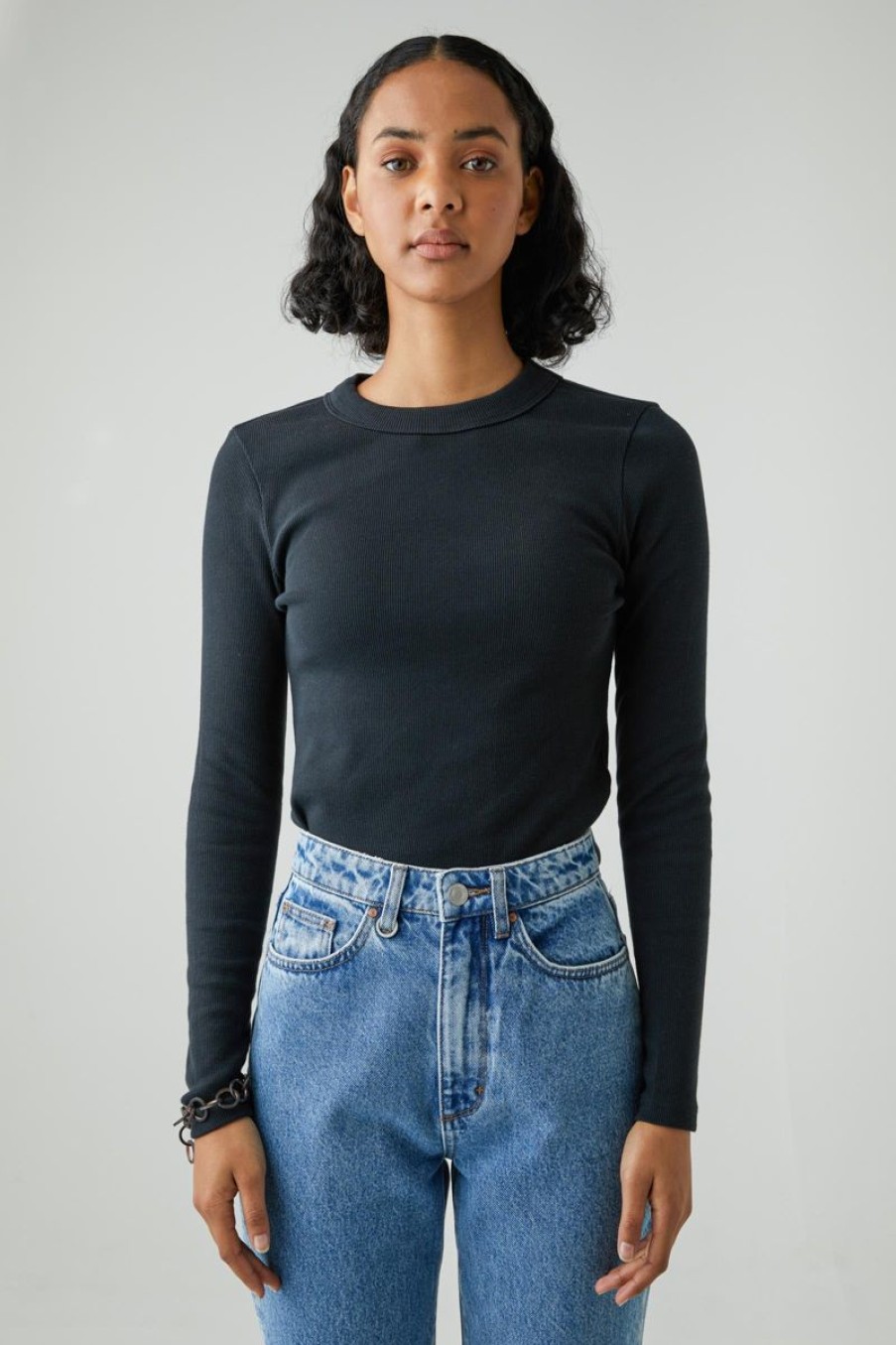 Women Neuw Denim Tops | Jonesy Long Sleeve- Black