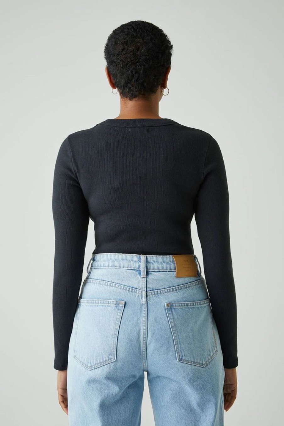 Women Neuw Denim Tops | Jonesy Long Sleeve- Black