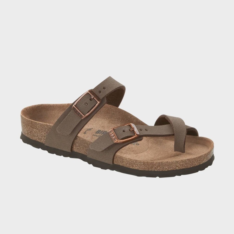 Footwear Birkenstock Kids Birkenstock | Birkenstock Mayari Kids Mocca Birkibuc-Narrow