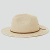 Women Brixton Hats | Wesley Straw Packable Fedora-Tan