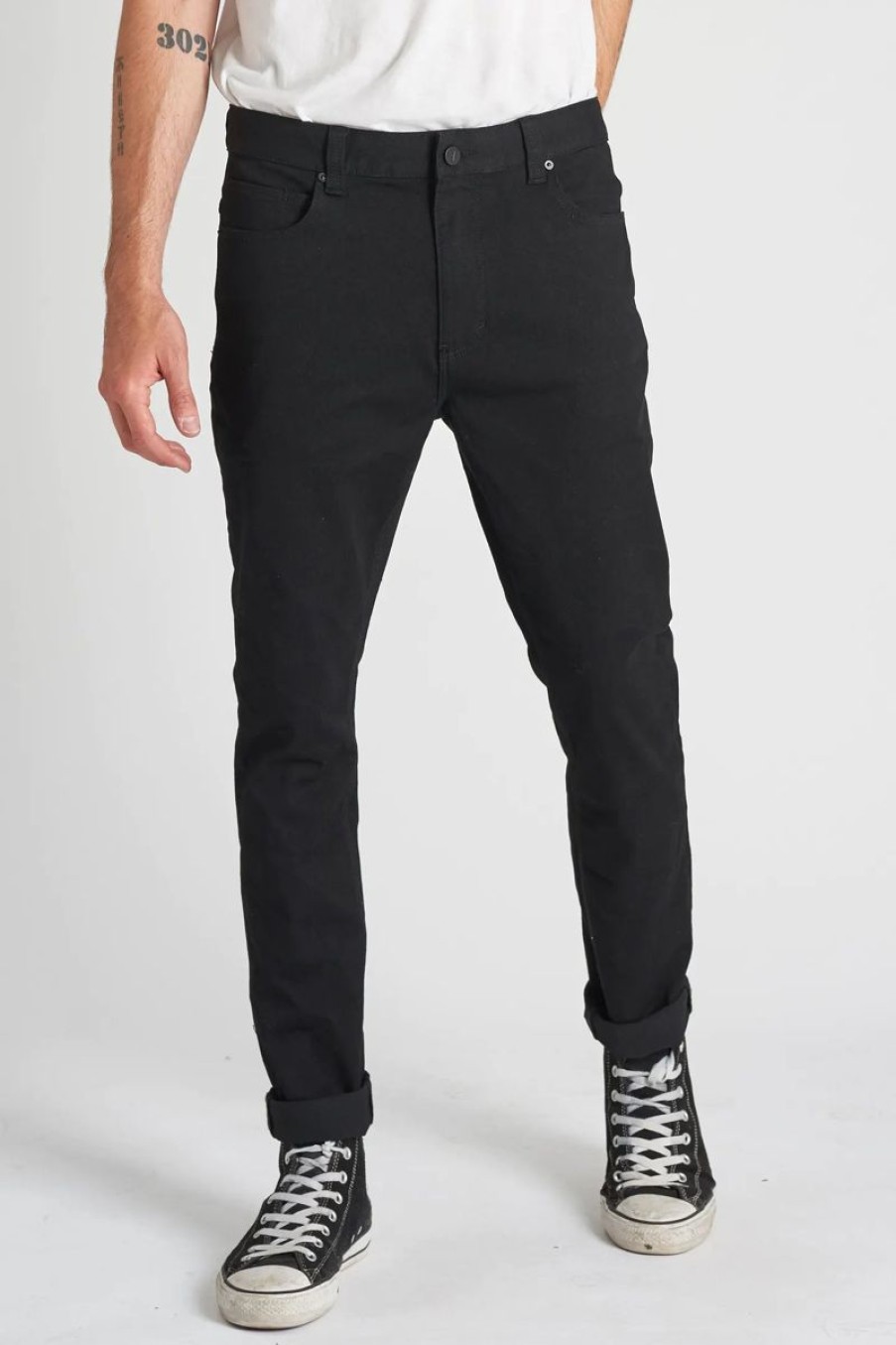 Men ABrand Jeans | A Dropped Slim Jean- Black Mirror